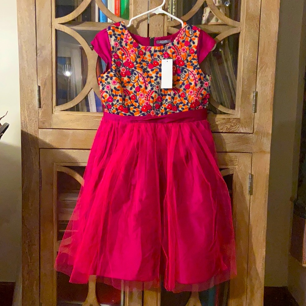 NWT ATUN Embroidered Girls’ Dress